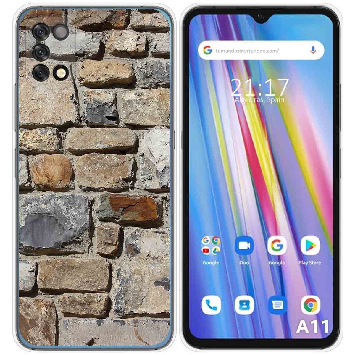 Funda Silicona para Umidigi A11 diseño Ladrillo 03 Dibujos