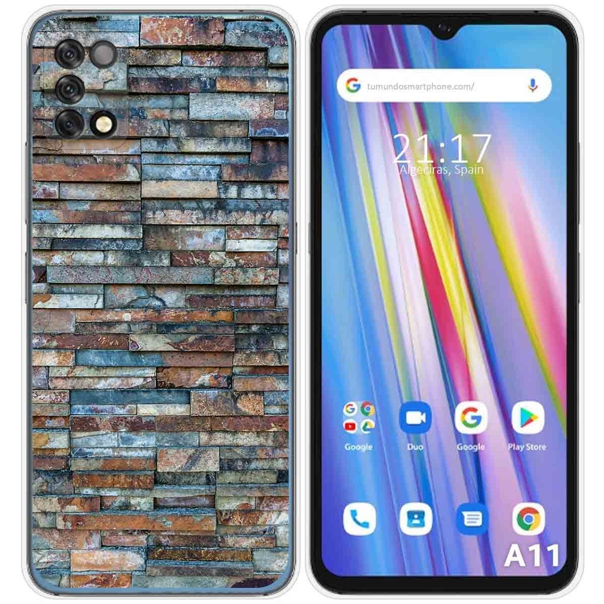 Funda Silicona para Umidigi A11 diseño Ladrillo 05 Dibujos