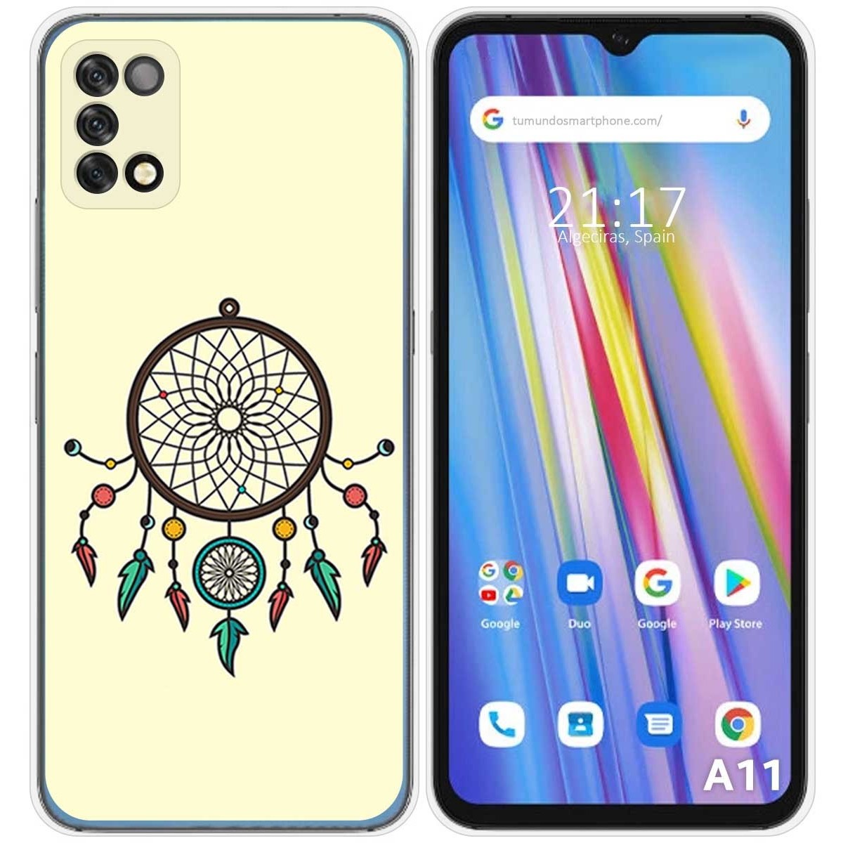 Funda Silicona para Umidigi A11 diseño Atrapasueños Dibujos