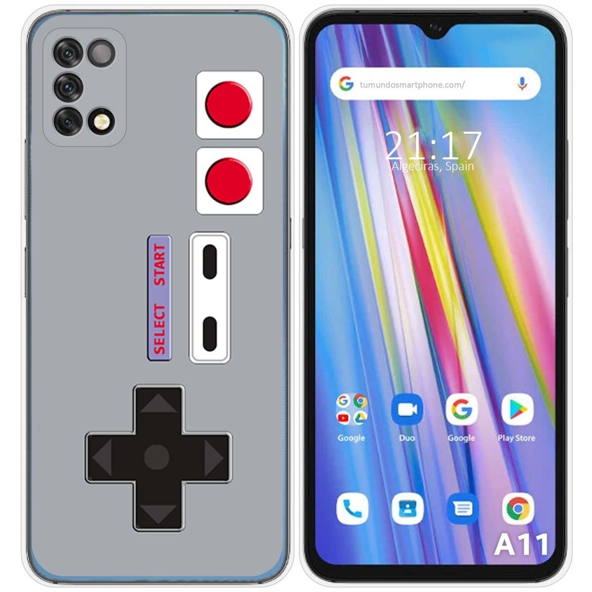 Funda Silicona para Umidigi A11 diseño Consola Dibujos