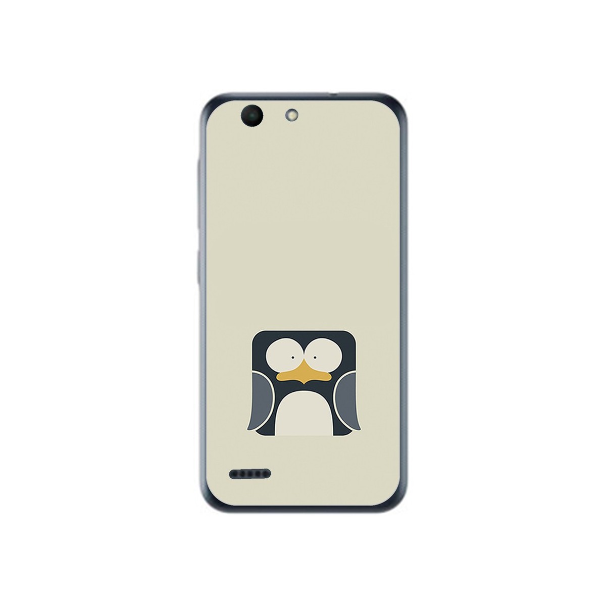 Funda Gel Tpu para Vodafone Smart E8 Diseño Pingüino Dibujos