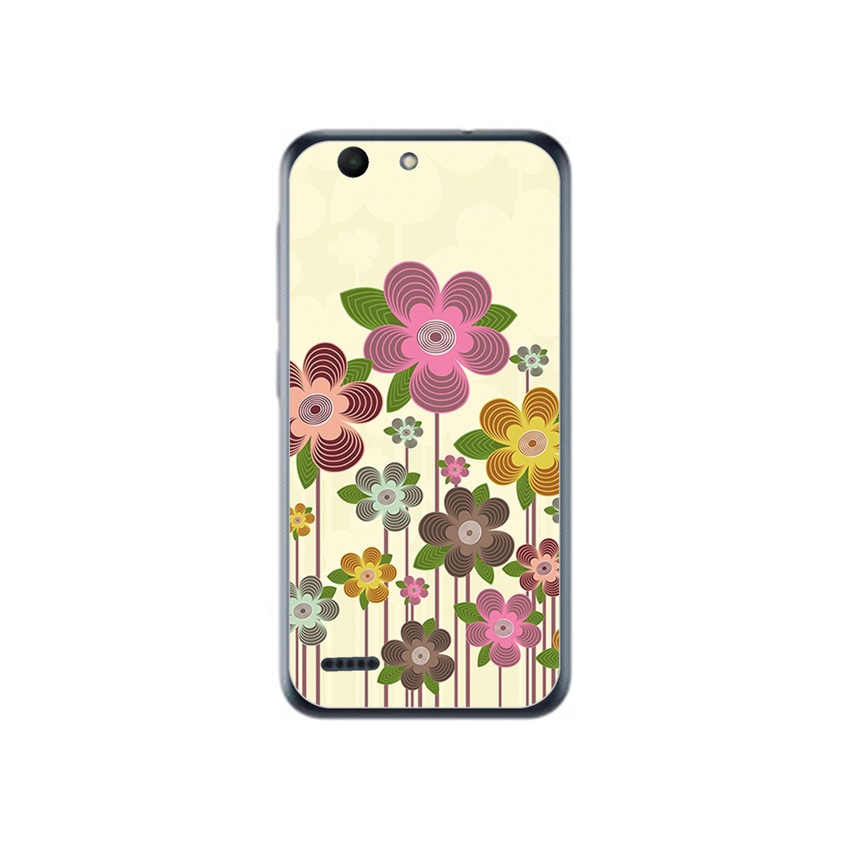 Funda Gel Tpu para Vodafone Smart E8 Diseño Primavera En Flor  Dibujos