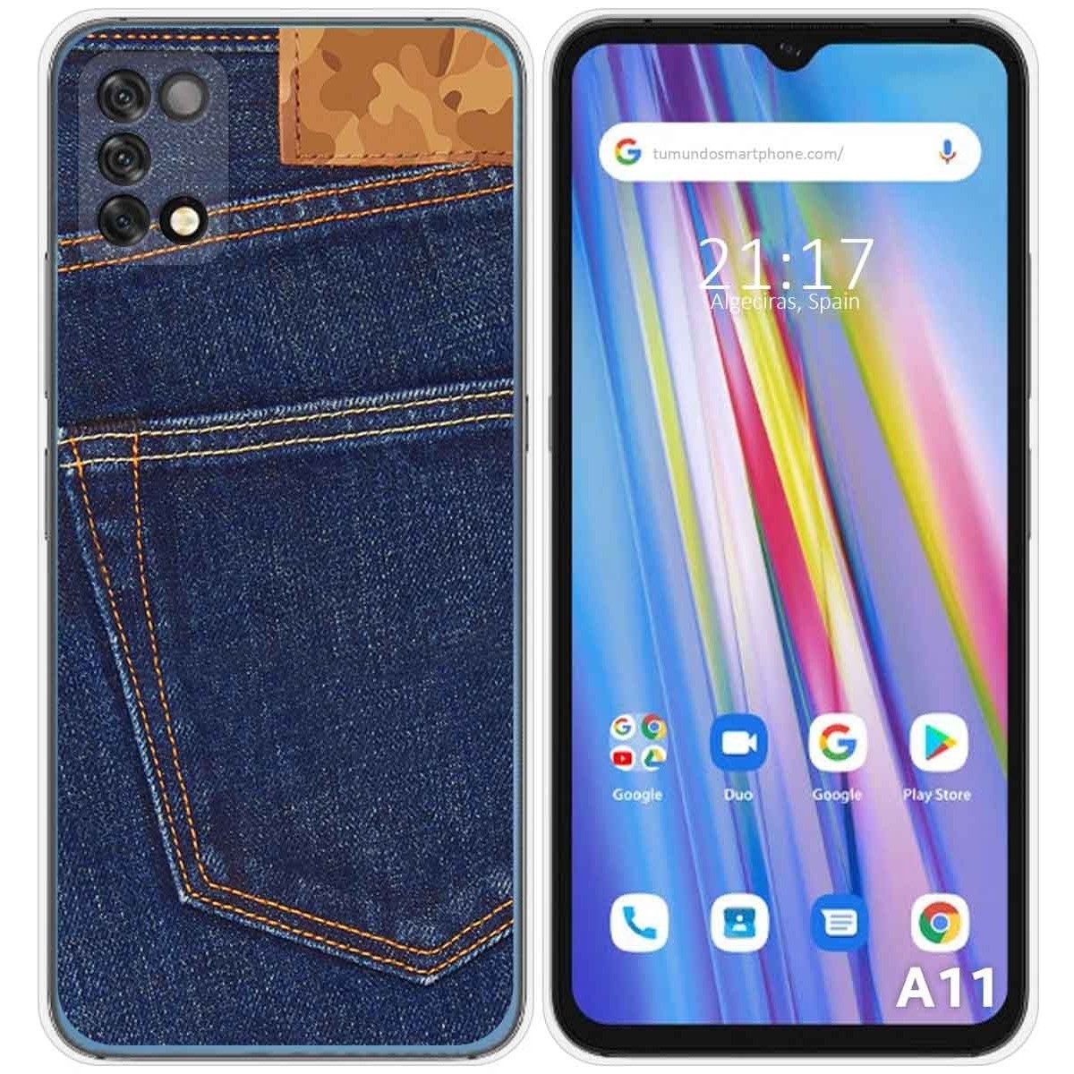 Funda Silicona para Umidigi A11 diseño Vaquero Dibujos