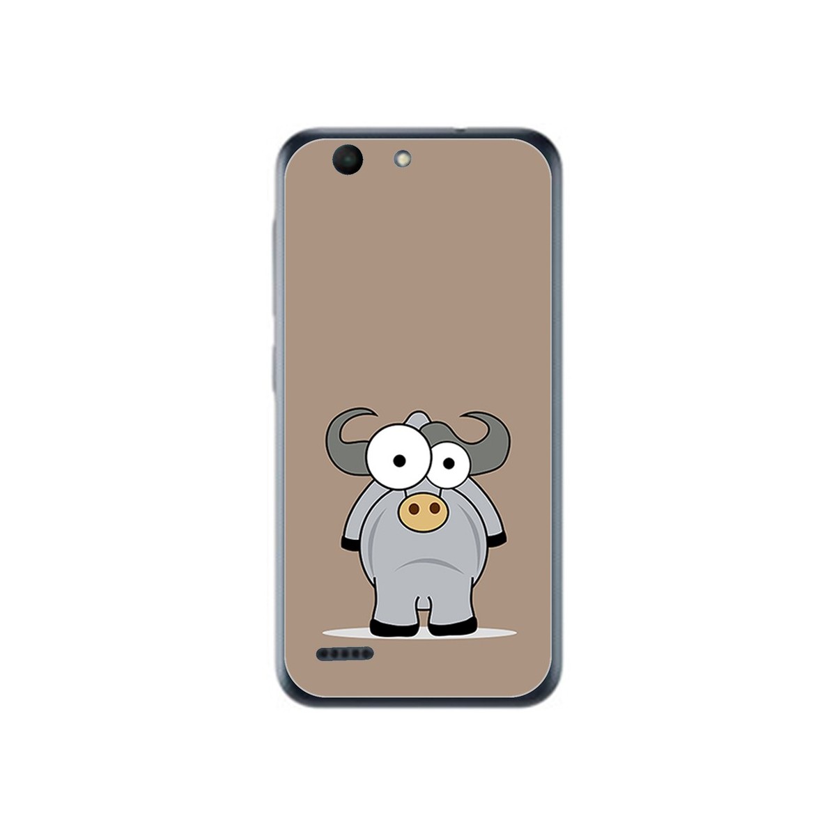 Funda Gel Tpu para Vodafone Smart E8 Diseño Toro Dibujos
