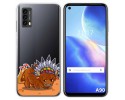 Funda Silicona Transparente para Blackview A90 diseño Bufalo Dibujos