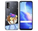 Funda Silicona Transparente para Blackview A90 diseño Cabra Dibujos