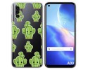 Funda Silicona Transparente para Blackview A90 diseño Cactus Dibujos