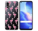 Funda Silicona Transparente para Blackview A90 diseño Flamenco Dibujos