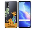 Funda Silicona Transparente para Blackview A90 diseño Jirafa Dibujos