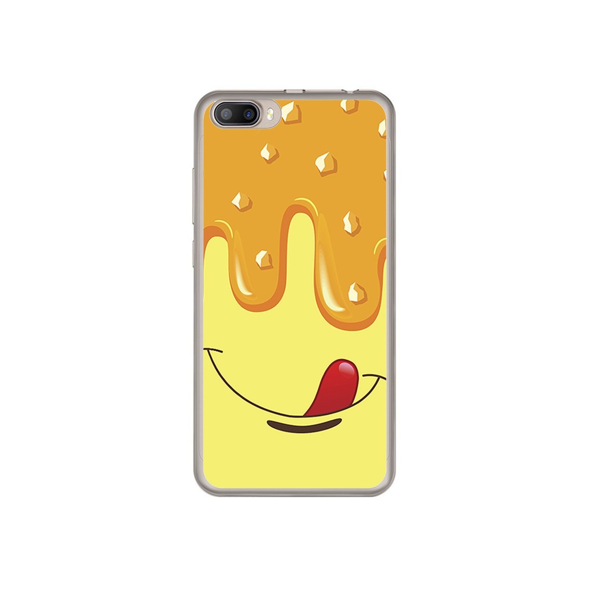 Funda Gel Tpu para Doogee Shoot 2 Diseño Helado Vainilla Dibujos