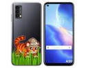 Funda Silicona Transparente para Blackview A90 diseño Tigre Dibujos