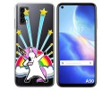 Funda Silicona Transparente para Blackview A90 diseño Unicornio Dibujos