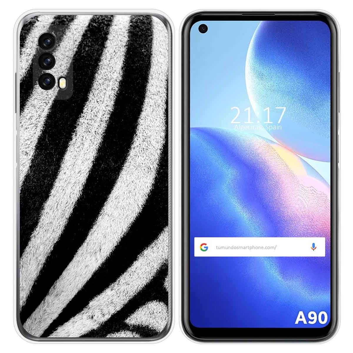 Funda Silicona para Blackview A90 diseño Animal 02 Dibujos