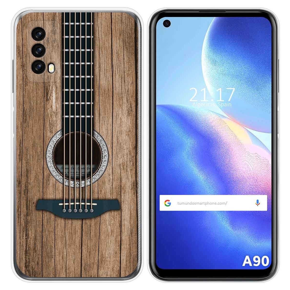 Funda Silicona para Blackview A90 diseño Madera 11 Dibujos