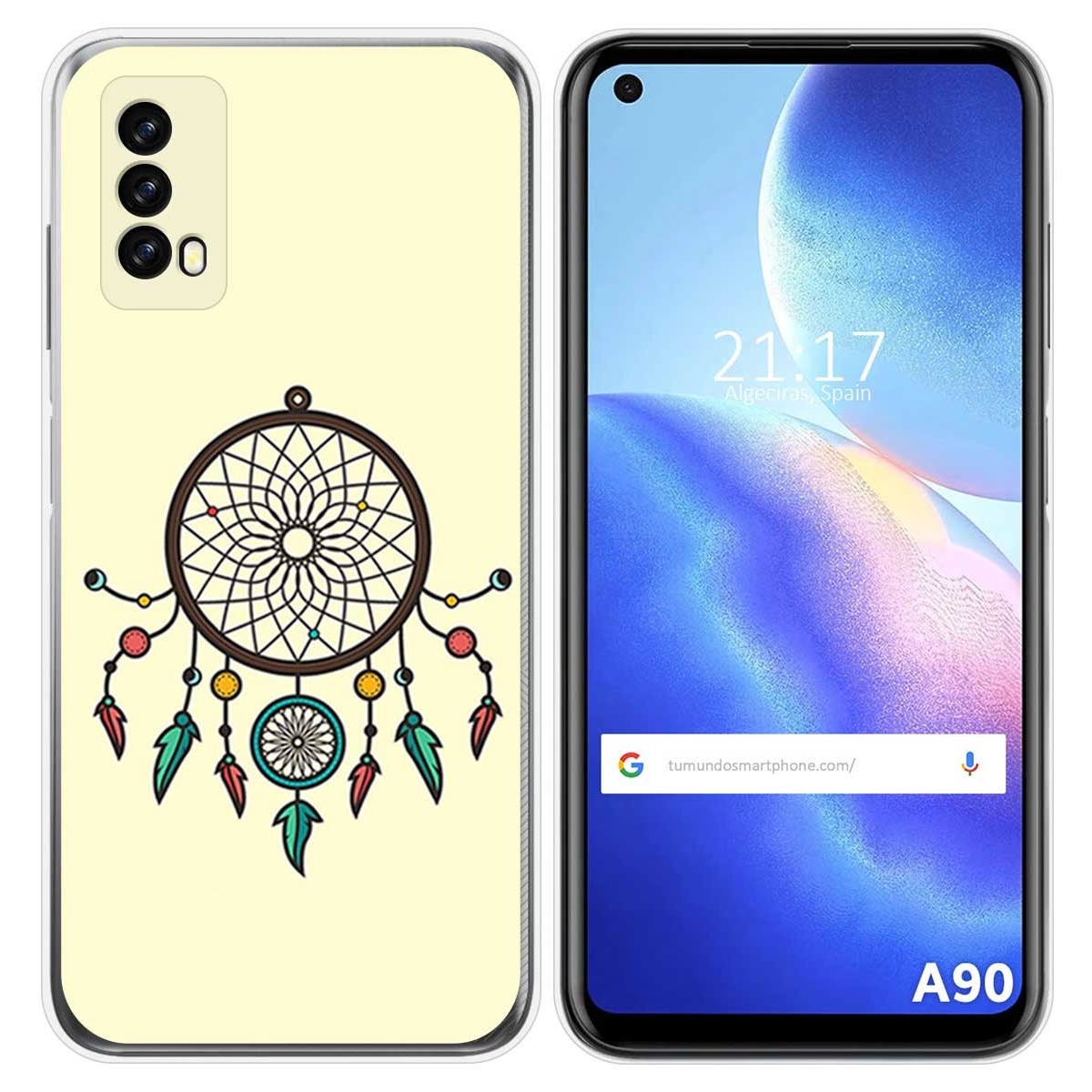 Funda Silicona para Blackview A90 diseño Atrapasueños Dibujos