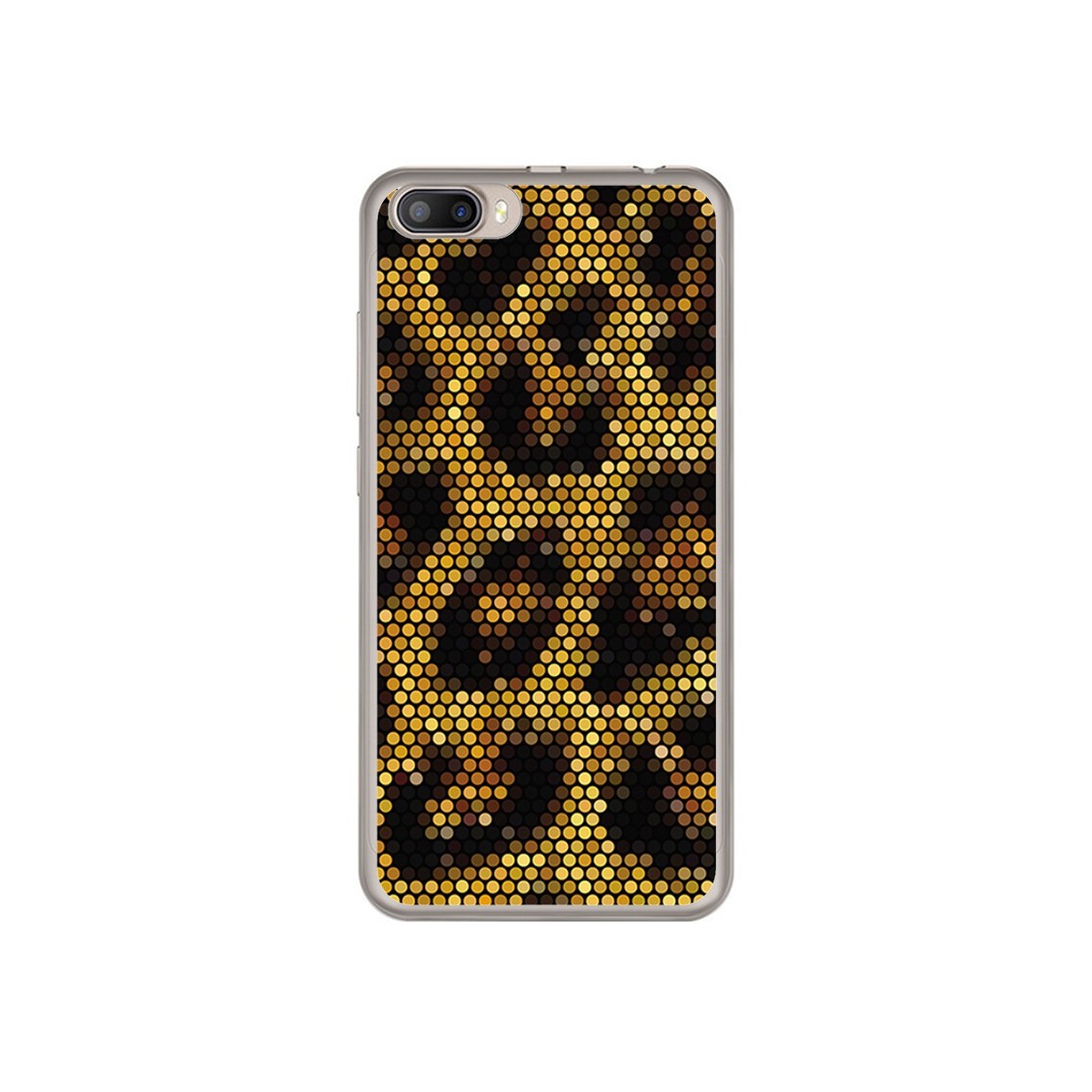 Funda Gel Tpu para Doogee Shoot 2 Diseño Leopardo Dibujos