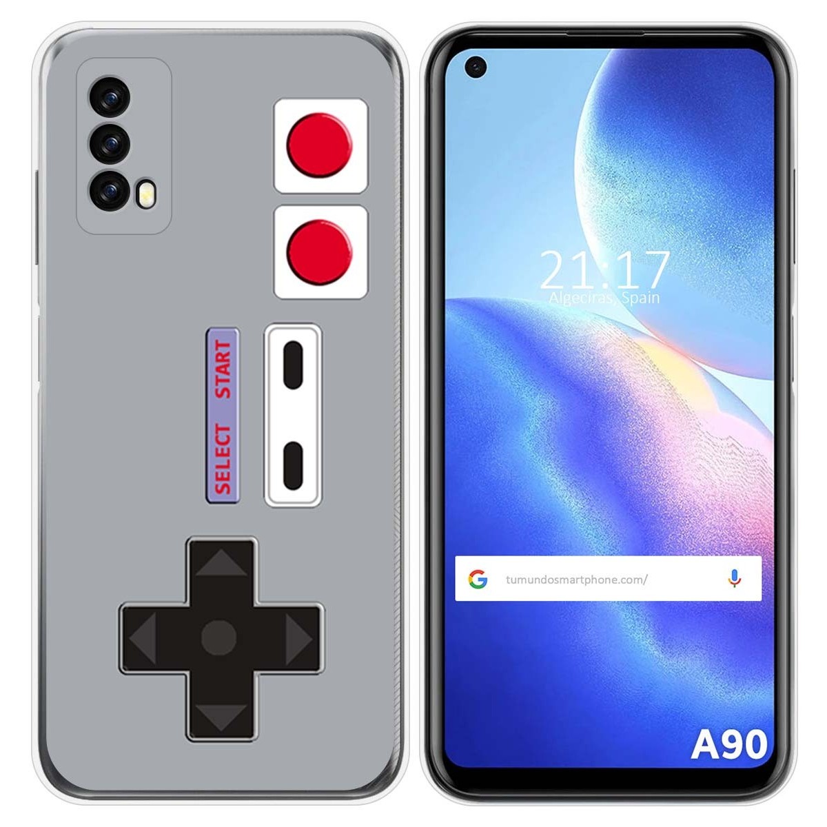 Funda Silicona para Blackview A90 diseño Consola Dibujos