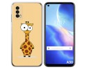 Funda Silicona para Blackview A90 diseño Jirafa Dibujos