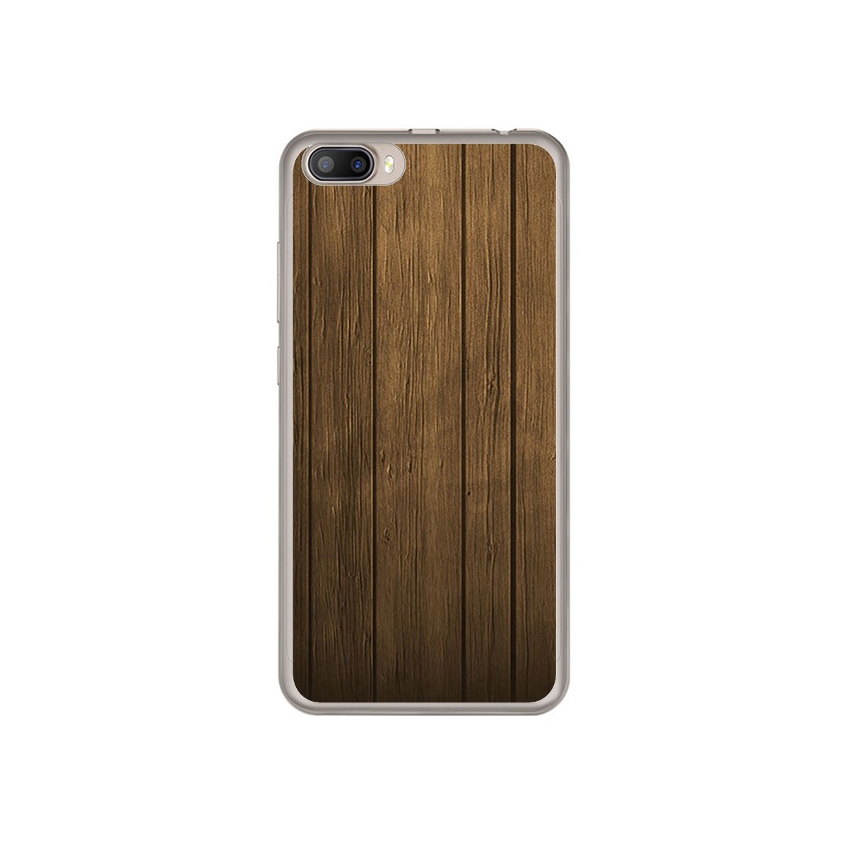 Funda Gel Tpu para Doogee Shoot 2 Diseño Madera Dibujos