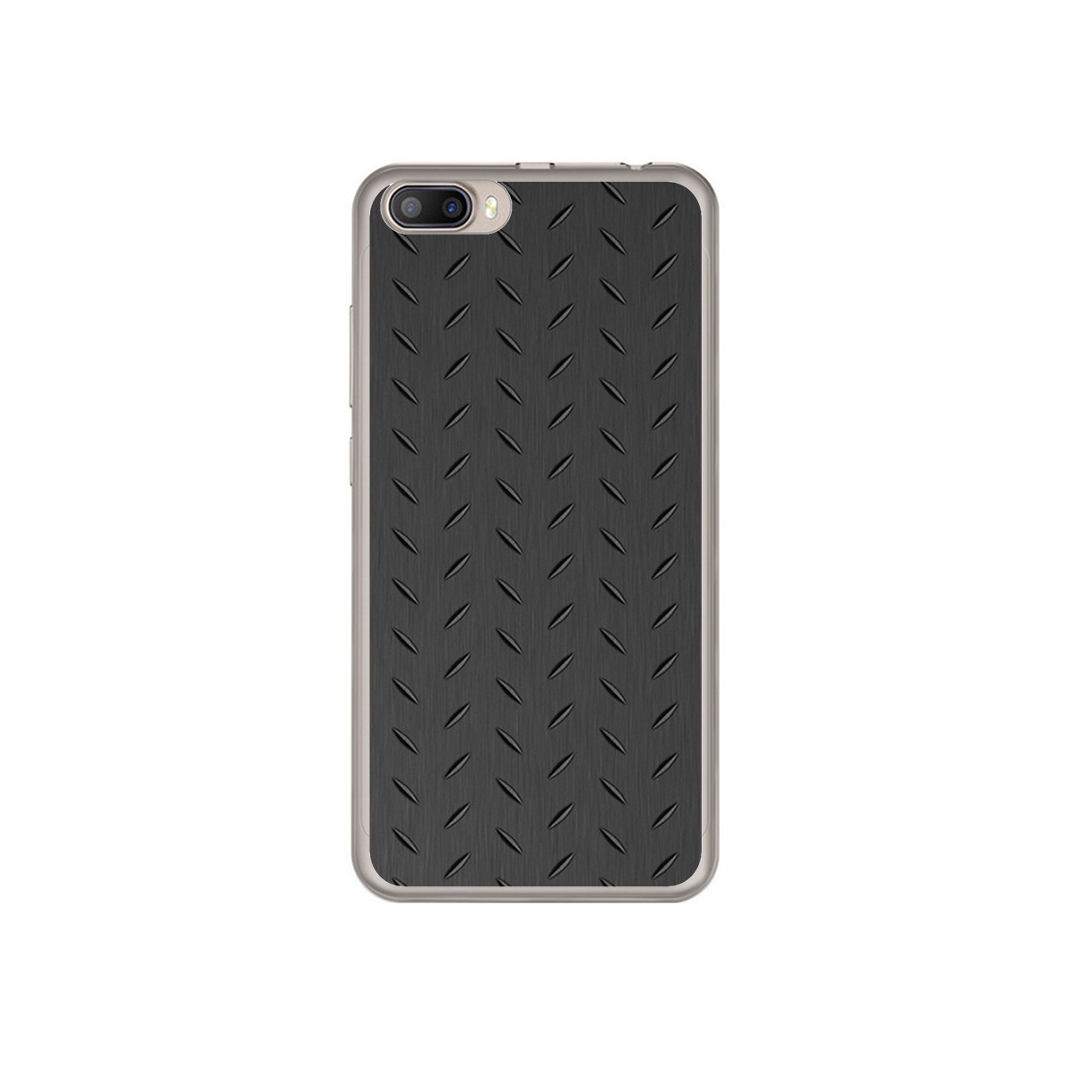 Funda Gel Tpu para Doogee Shoot 2 Diseño Metal Dibujos