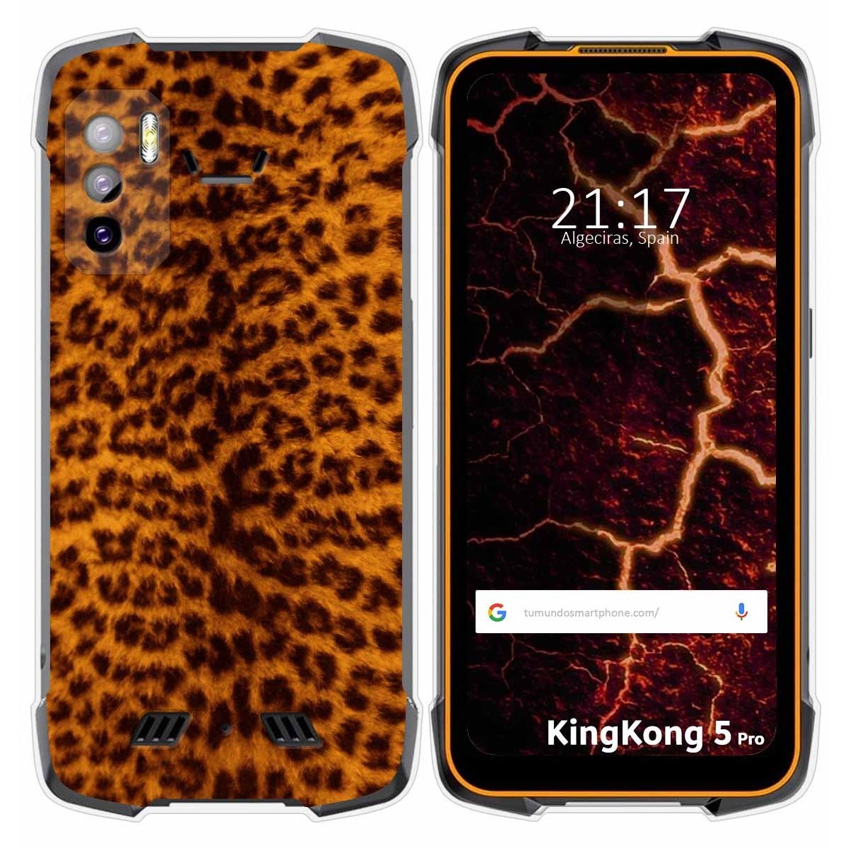 Funda Silicona para Cubot King Kong 5 Pro diseño Animal 03 Dibujos