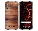 Funda Silicona para Cubot King Kong 5 Pro diseño Madera 02 Dibujos