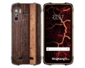 Funda Silicona para Cubot King Kong 5 Pro diseño Madera 05 Dibujos