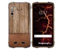 Funda Silicona para Cubot King Kong 5 Pro diseño Madera 09 Dibujos