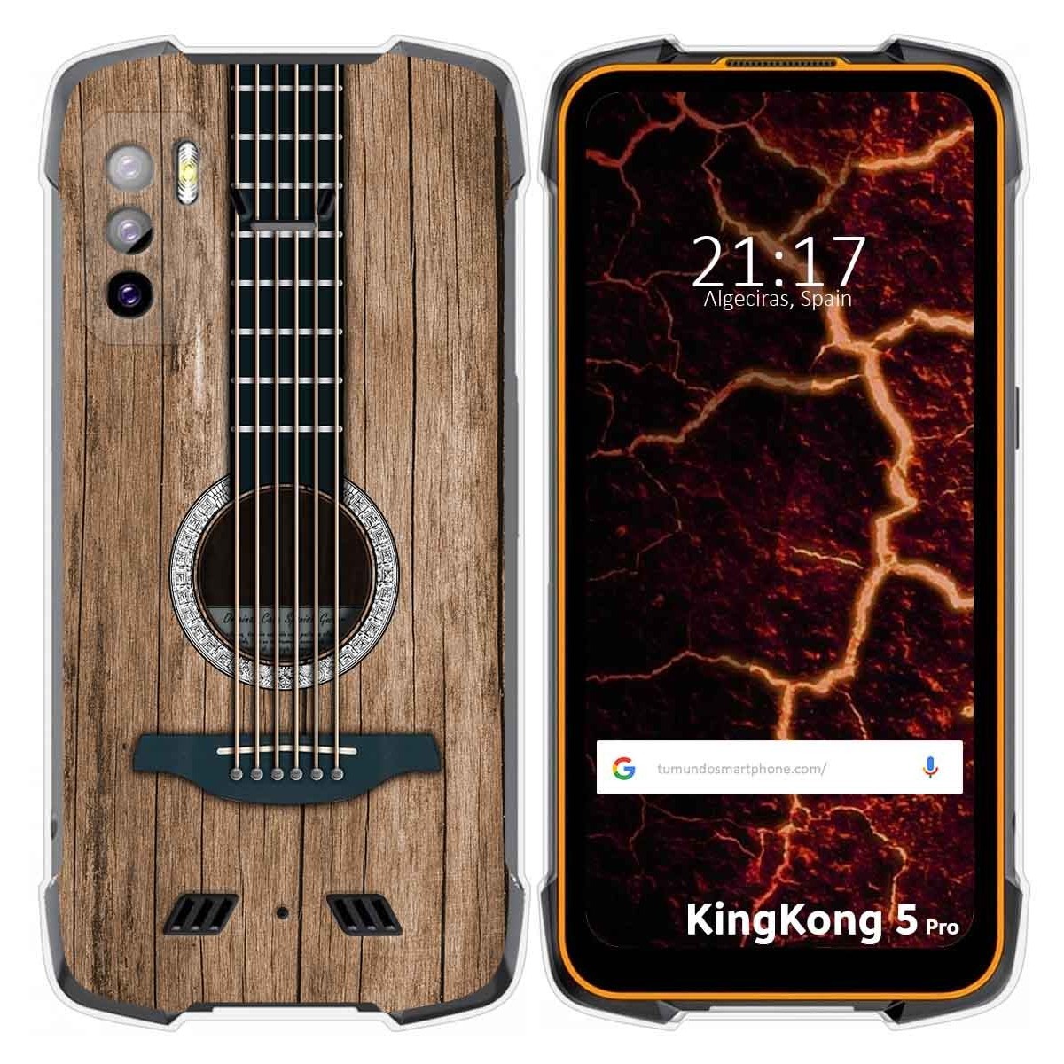 Funda Silicona para Cubot King Kong 5 Pro diseño Madera 11 Dibujos