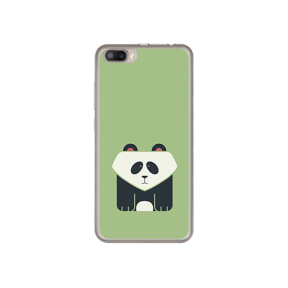 Funda Gel Tpu para Doogee Shoot 2 Diseño Panda Dibujos