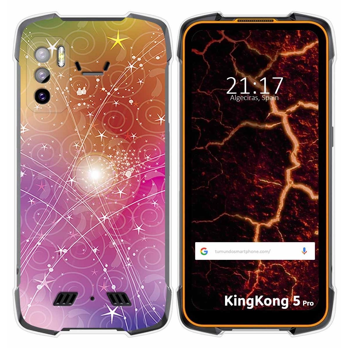 Funda Silicona para Cubot King Kong 5 Pro diseño Abstracto Dibujos
