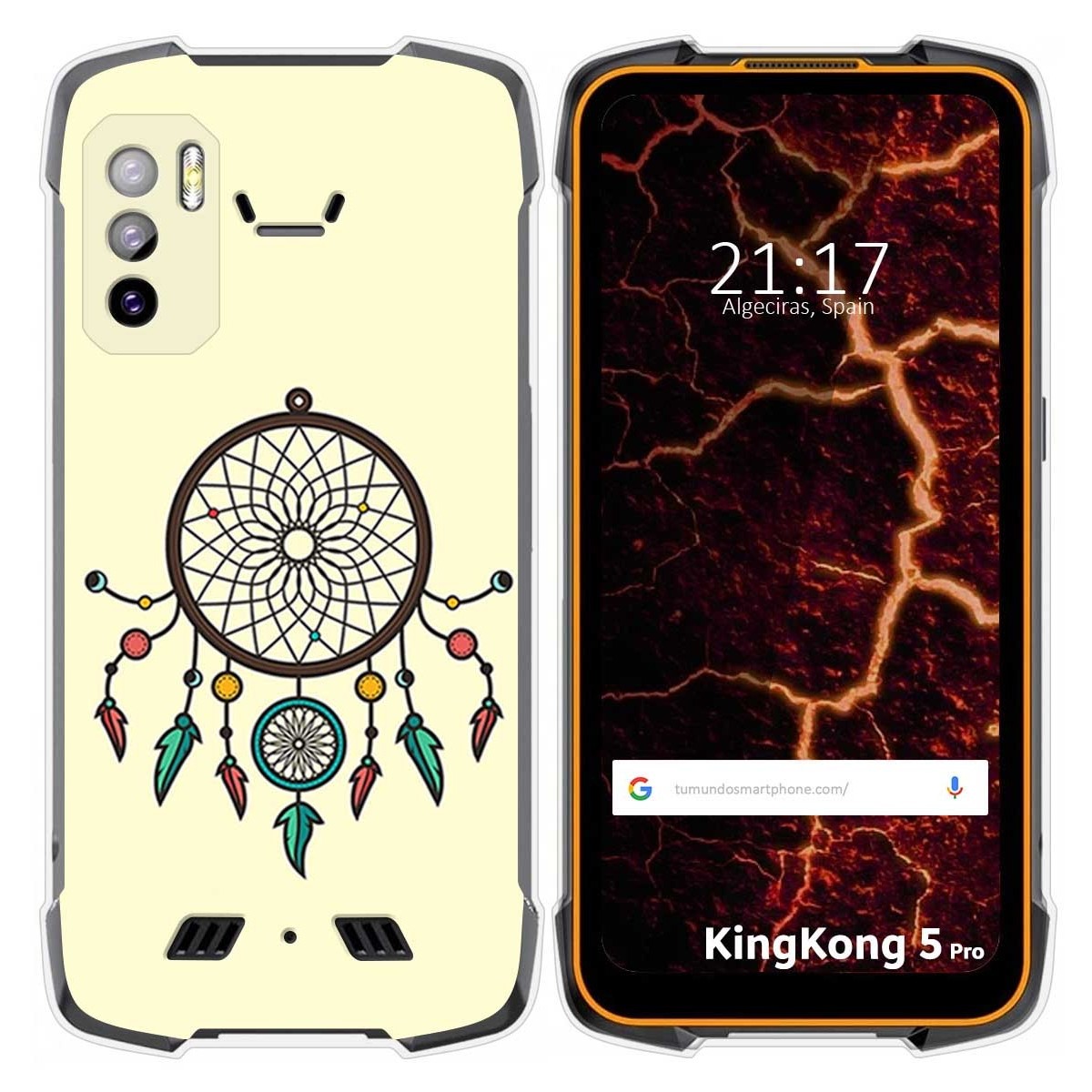 Funda Silicona para Cubot King Kong 5 Pro diseño Atrapasueños Dibujos