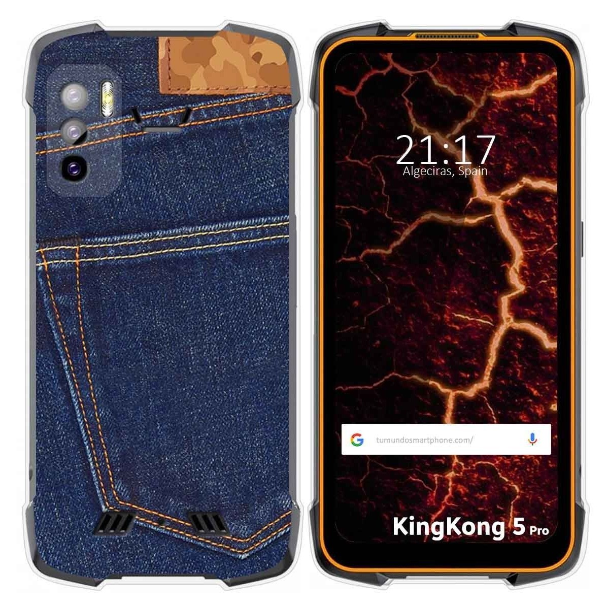 Funda Silicona para Cubot King Kong 5 Pro diseño Vaquero Dibujos