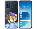 Funda Silicona Transparente para Oppo Reno 6 5G diseño Cabra Dibujos
