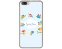 Funda Gel Tpu para Doogee Shoot 2 Diseño Spring Birds Dibujos