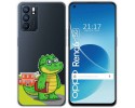 Funda Silicona Transparente para Oppo Reno 6 5G diseño Coco Dibujos