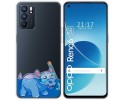 Funda Silicona Transparente para Oppo Reno 6 5G diseño Hipo Dibujos