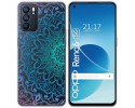 Funda Silicona Transparente para Oppo Reno 6 5G diseño Mandala Dibujos