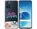 Funda Silicona Transparente para Oppo Reno 6 5G diseño Summer Dibujos