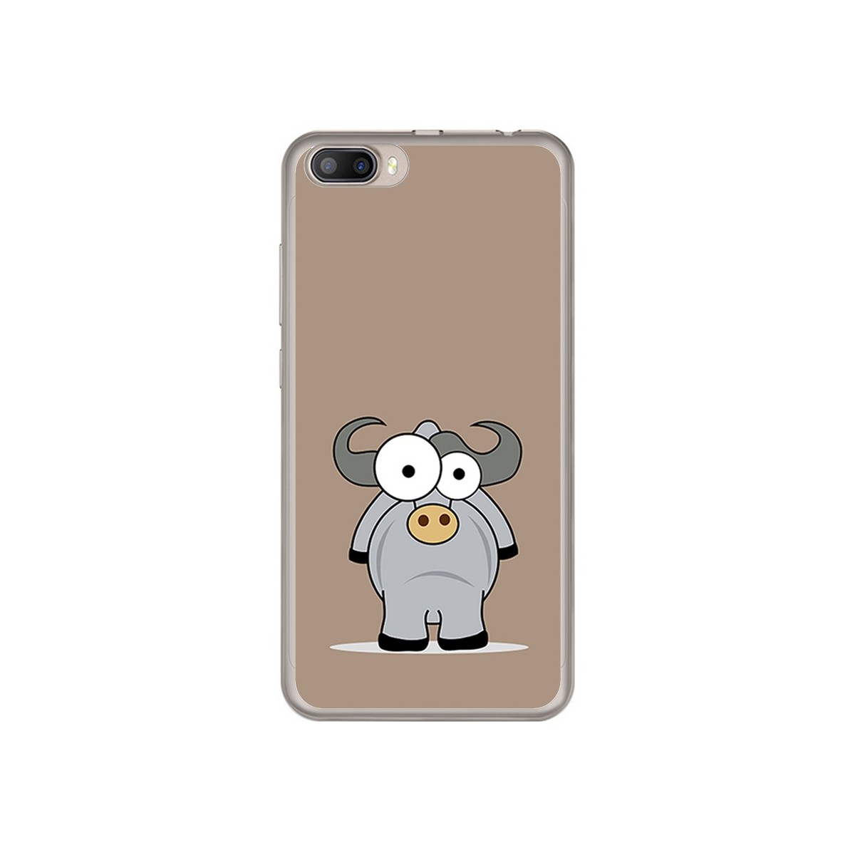 Funda Gel Tpu para Doogee Shoot 2 Diseño Toro Dibujos