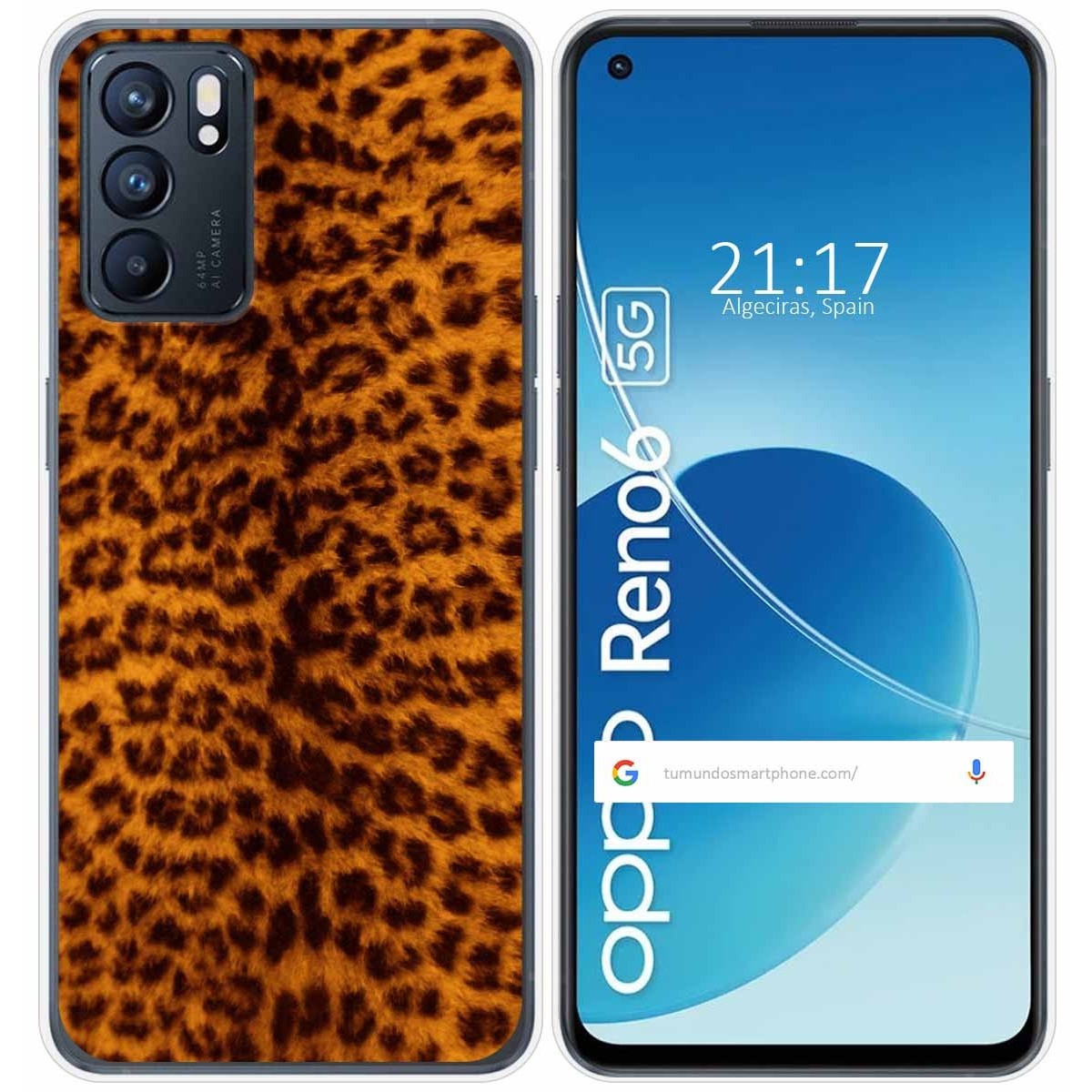 Funda Silicona para Oppo Reno 6 5G diseño Animal 03 Dibujos