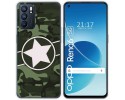 Funda Silicona para Oppo Reno 6 5G diseño Camuflaje 01 Dibujos