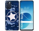 Funda Silicona para Oppo Reno 6 5G diseño Camuflaje 03 Dibujos