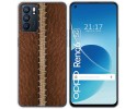 Funda Silicona para Oppo Reno 6 5G diseño Cuero 01 Dibujos