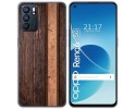 Funda Silicona para Oppo Reno 6 5G diseño Madera 05 Dibujos