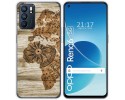 Funda Silicona para Oppo Reno 6 5G diseño Madera 07 Dibujos