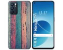Funda Silicona para Oppo Reno 6 5G diseño Madera 10 Dibujos