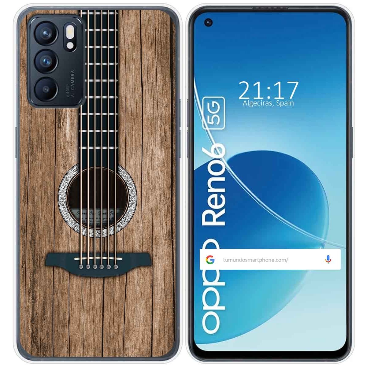 Funda Silicona para Oppo Reno 6 5G diseño Madera 11 Dibujos
