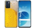 Funda Silicona para Oppo Reno 6 5G diseño Cerveza Dibujos