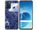 Funda Silicona para Oppo Reno 6 5G diseño Circuito Dibujos